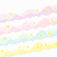 [GO06] Gowoongrim  Line Cloud Die-cut Masking Tape (options)