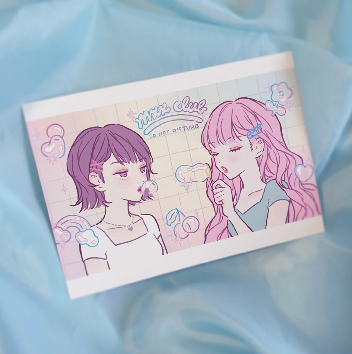 [MX31] Maxxie Club Bubble Bubble Postcard