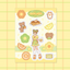 [MX20] Maxxie Club Remy's Orange Tea Time Sticker Sheet