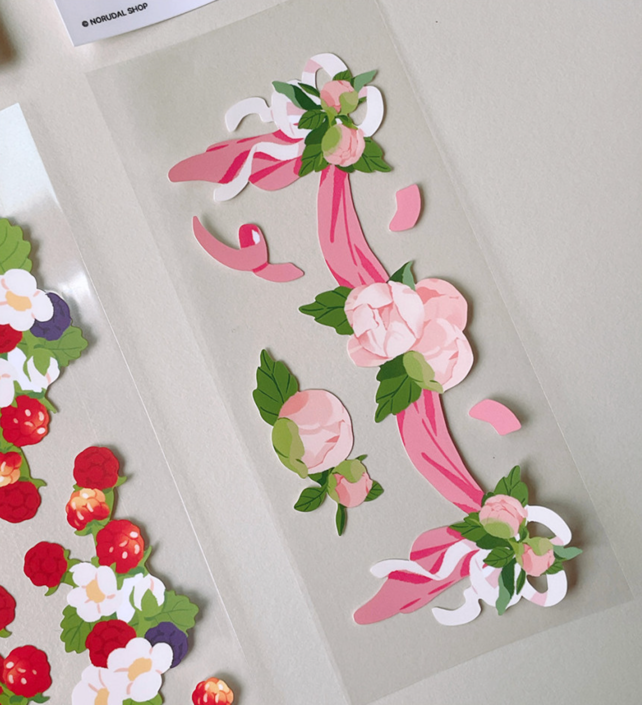 [NR15] Norudal Shop Wreath Big Removable Seal Sticker Pack