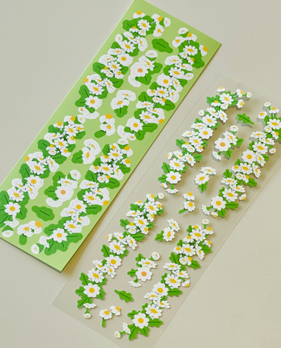 [NR16] Norudal Shop Wreath Confetti Removable Sticker Sheet (options)