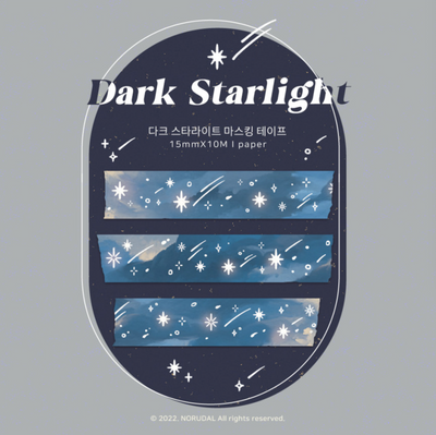 [NR01] Norudal Shop Day and Night Sky Masking Tape 15mm x 10m (options)