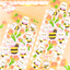 [GR02] im9roomi Honey Bee Bunny Sticker Sheet