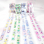 [GO24] Gowoongrim 3D Hologram Mini Beads Kisscut Masking Tape (Set/Singles)