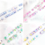 [GO24] Gowoongrim 3D Hologram Mini Beads Kisscut Masking Tape (Set/Singles)