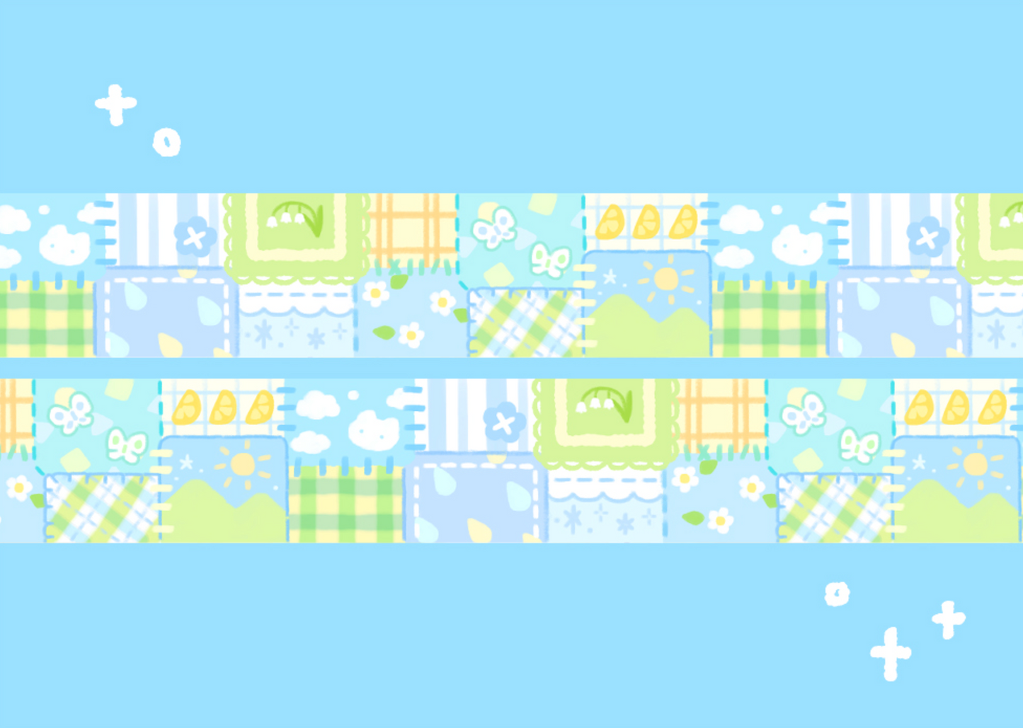 [CW21] Cotton World Summer Drop Quilt Masking Tape 20mm x 10m