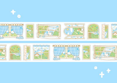 [CW22] Cotton World Refreshing Scenery Masking Tape 35mm x 5m