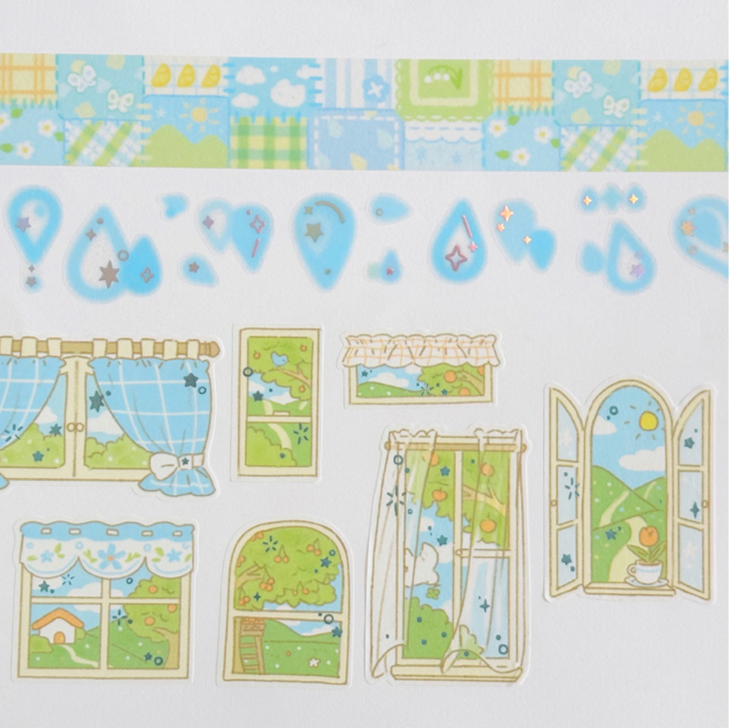 [CW22] Cotton World Refreshing Scenery Masking Tape 35mm x 5m