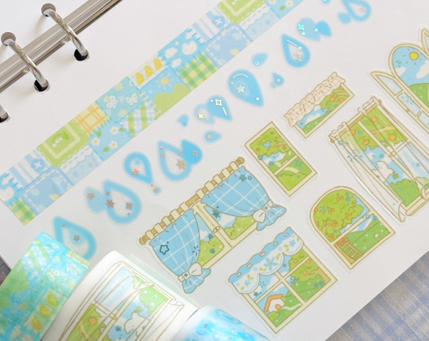 [CW22] Cotton World Refreshing Scenery Masking Tape 35mm x 5m