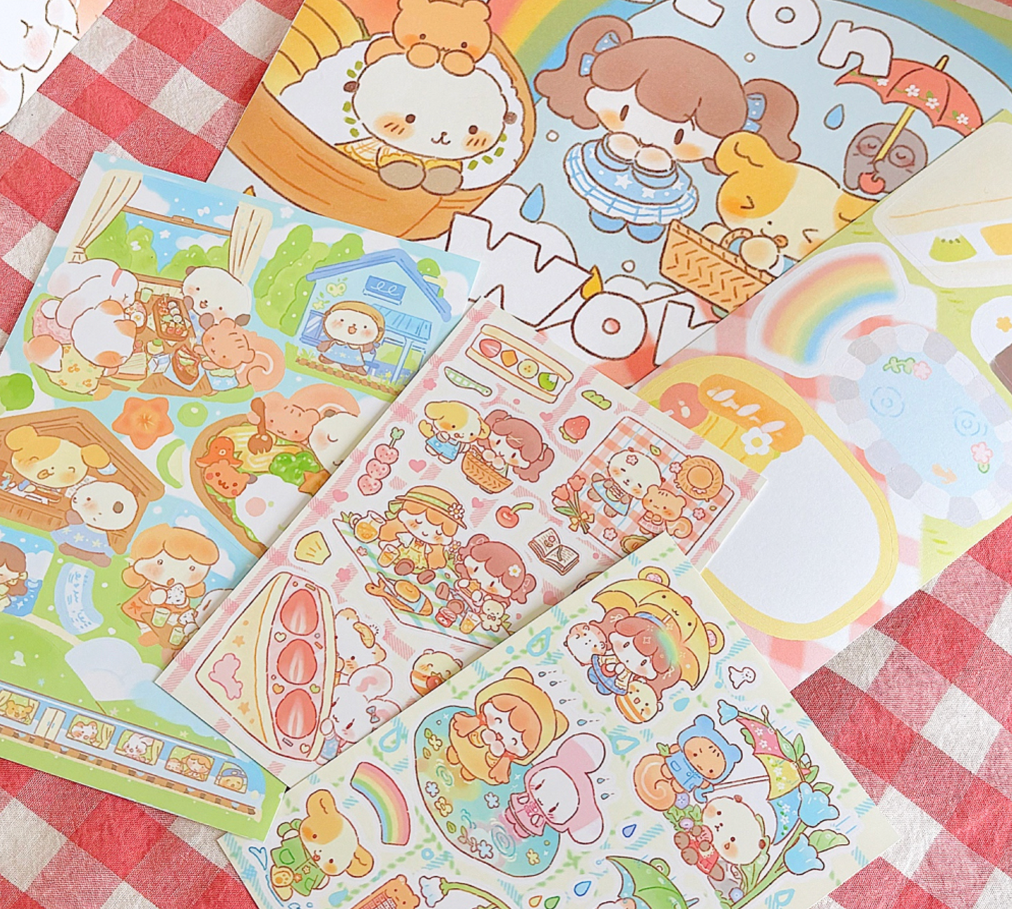 [CW29] Cotton World Fun Picnic Sticker Pack (Pack/Singles)