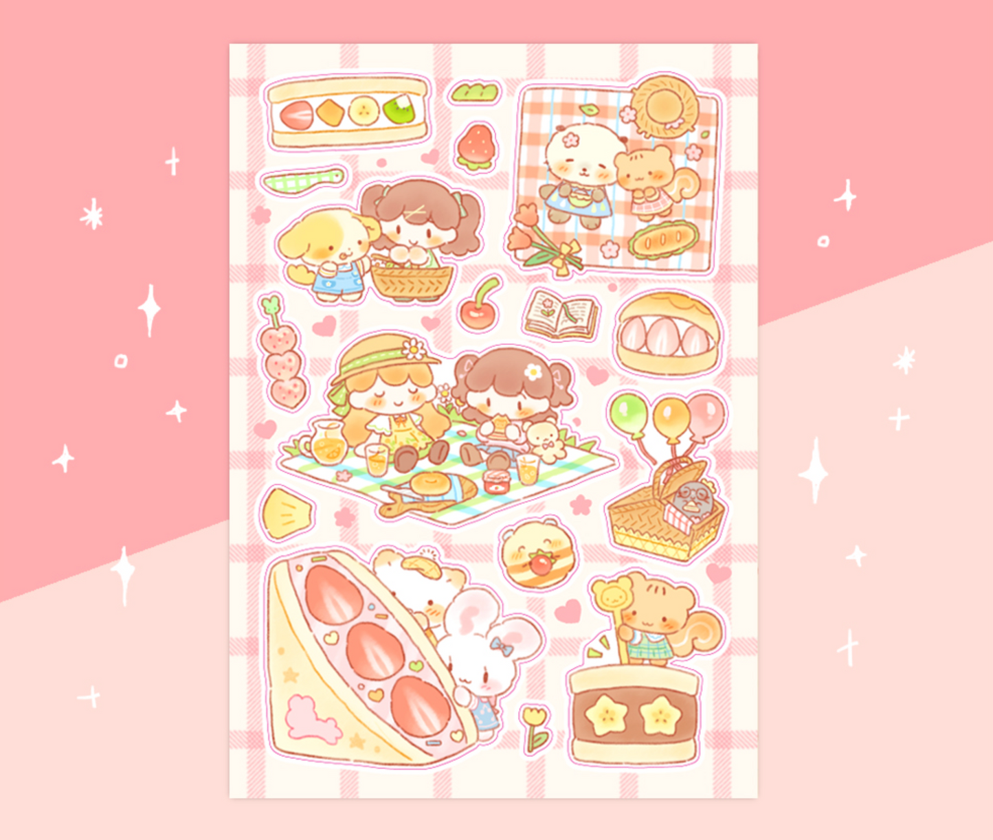 [CW29] Cotton World Fun Picnic Sticker Pack (Pack/Singles)