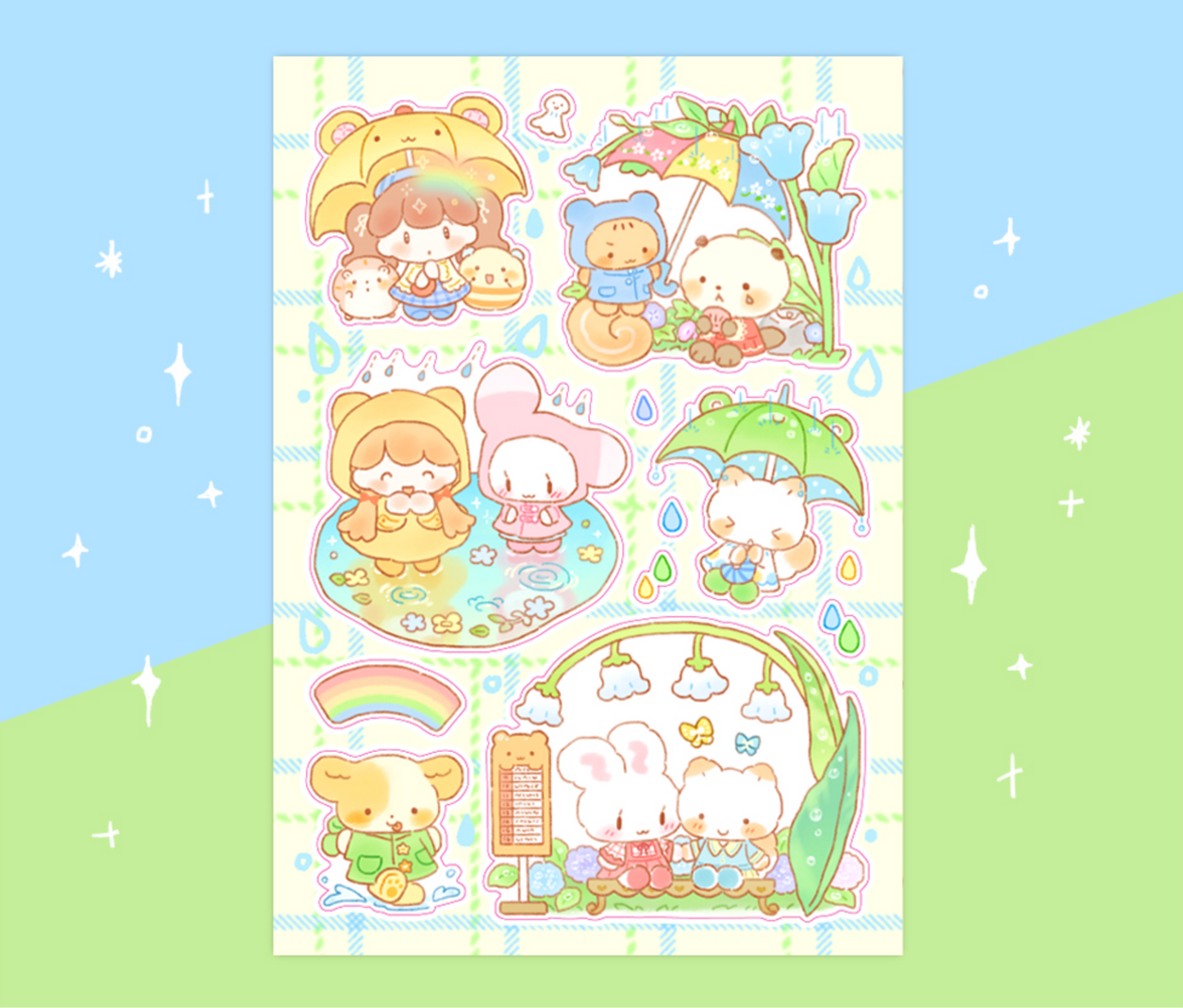 [CW29] Cotton World Fun Picnic Sticker Pack (Pack/Singles)