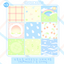 [CW31] Cotton World Soft Wallpaper Memo Sticker Pack