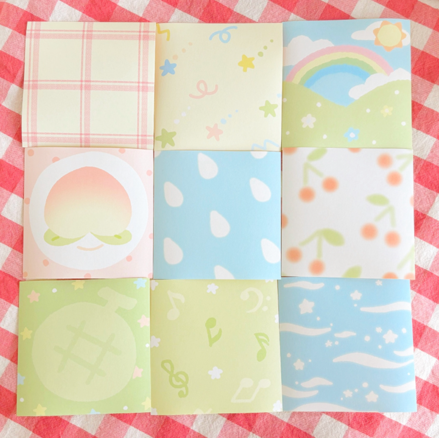 [CW31] Cotton World Soft Wallpaper Memo Sticker Pack