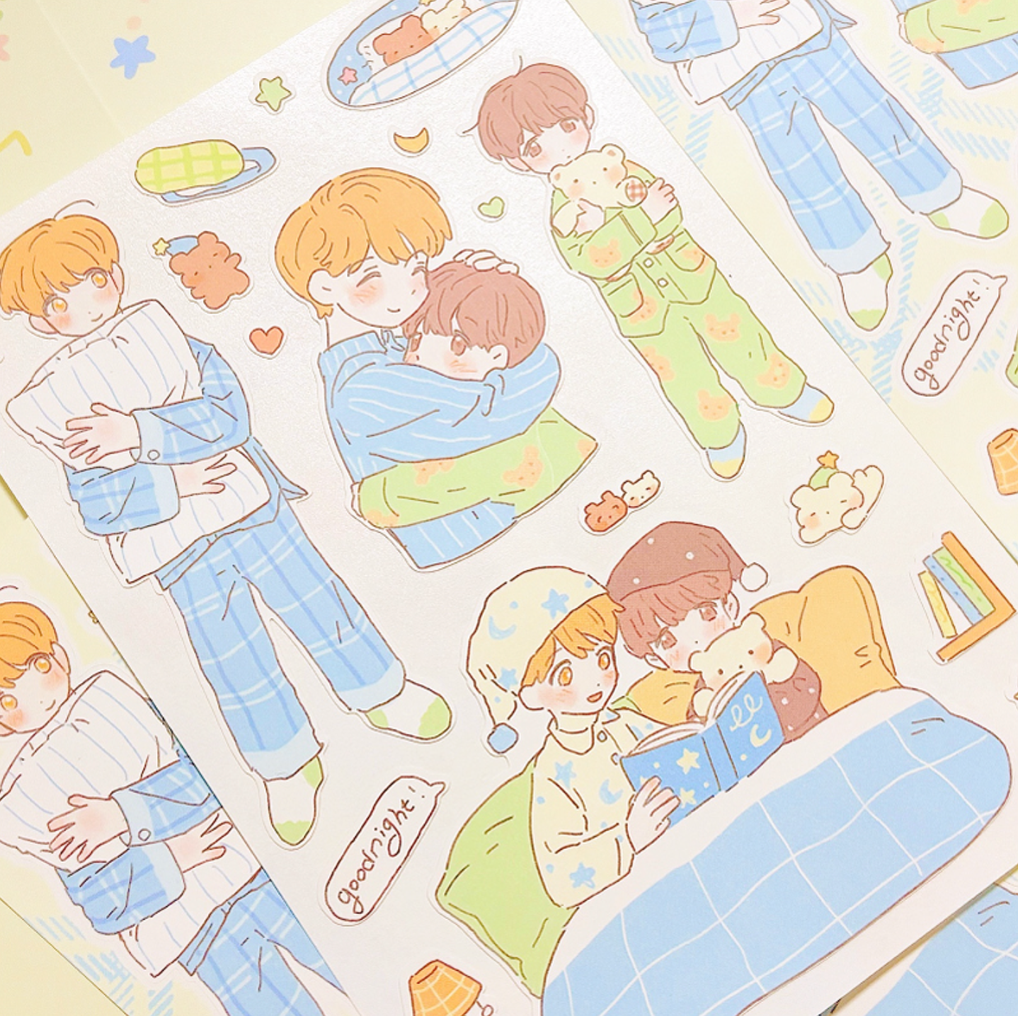 [CW34] Cotton World Goodnight Sticker Sheet