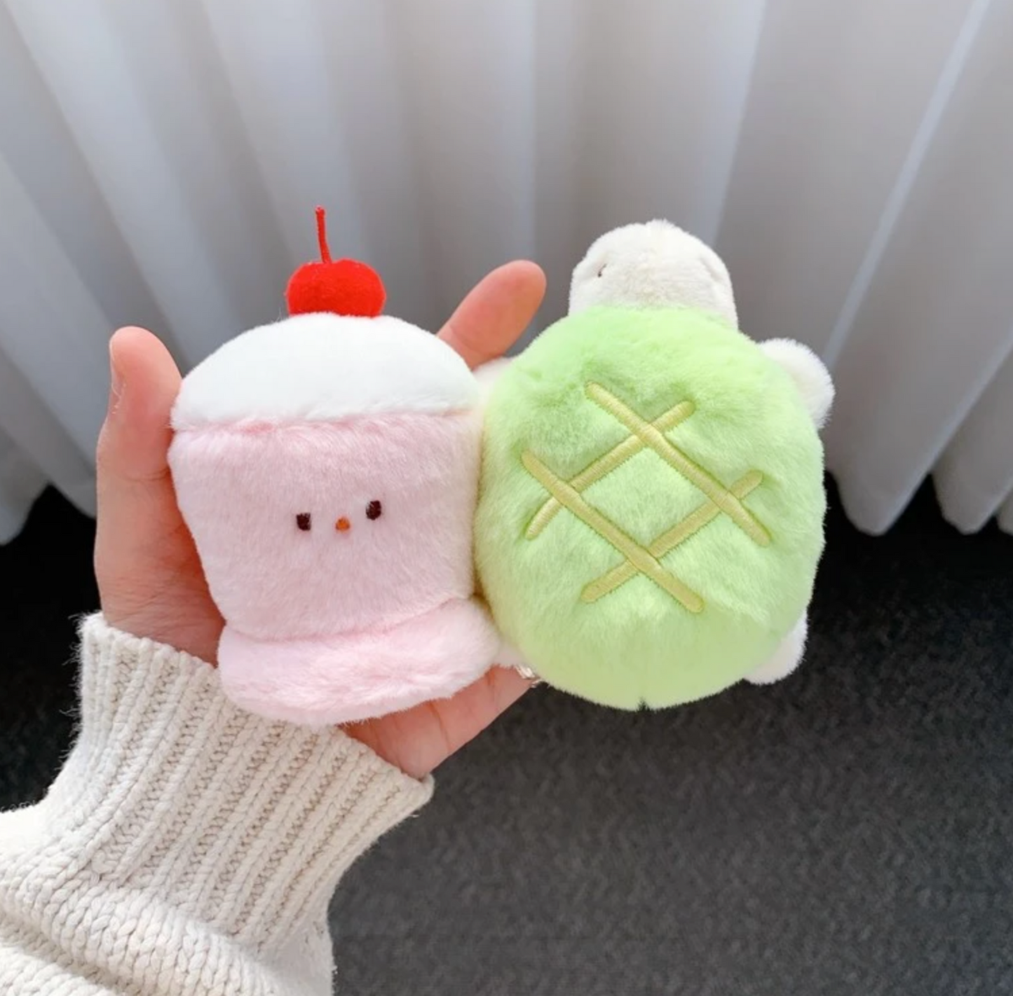 [PK12] Pinkrue Mini Plush 3PC Keyring Set (Singles/Set)