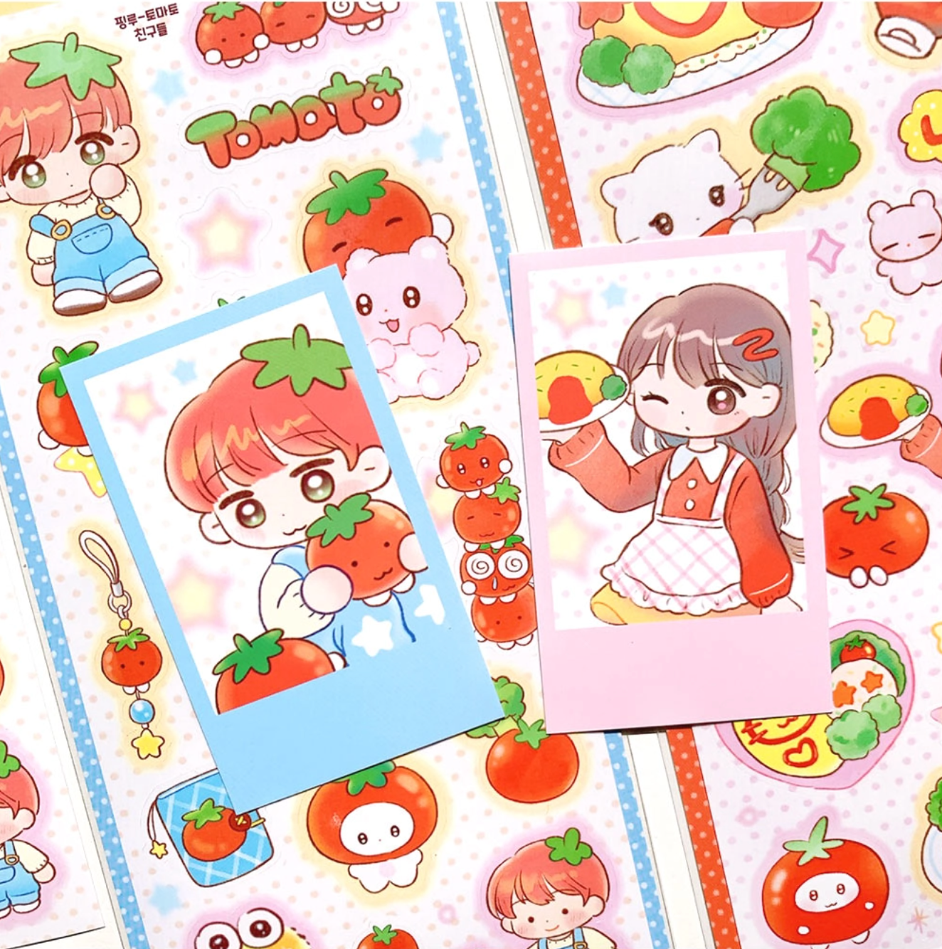 [PK24] Pinkrue Tomato Sticker Pack (Singles/Pack)