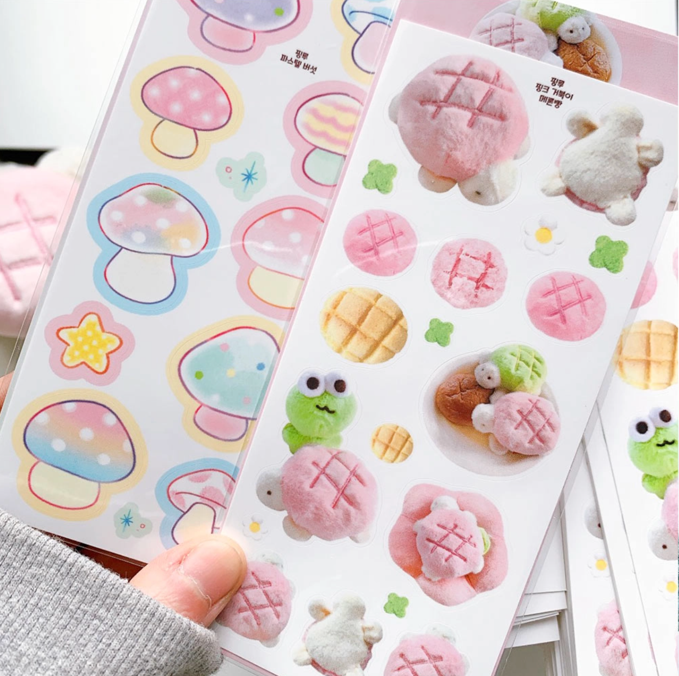 [PK18] Pinkrue Spring & Mushroom Sticker Pack (Singles/Pack)