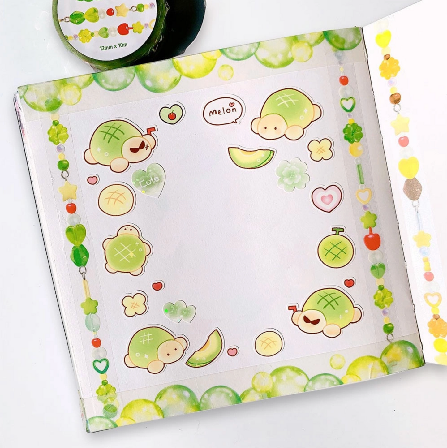 [PK10] Pinkrue Melon Bread Sticker Sheet Set