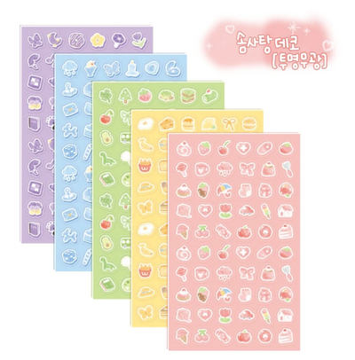 [DC73] Danchoo Cotton Candy Palette DIY Sticker Pack (Pack/Singles)