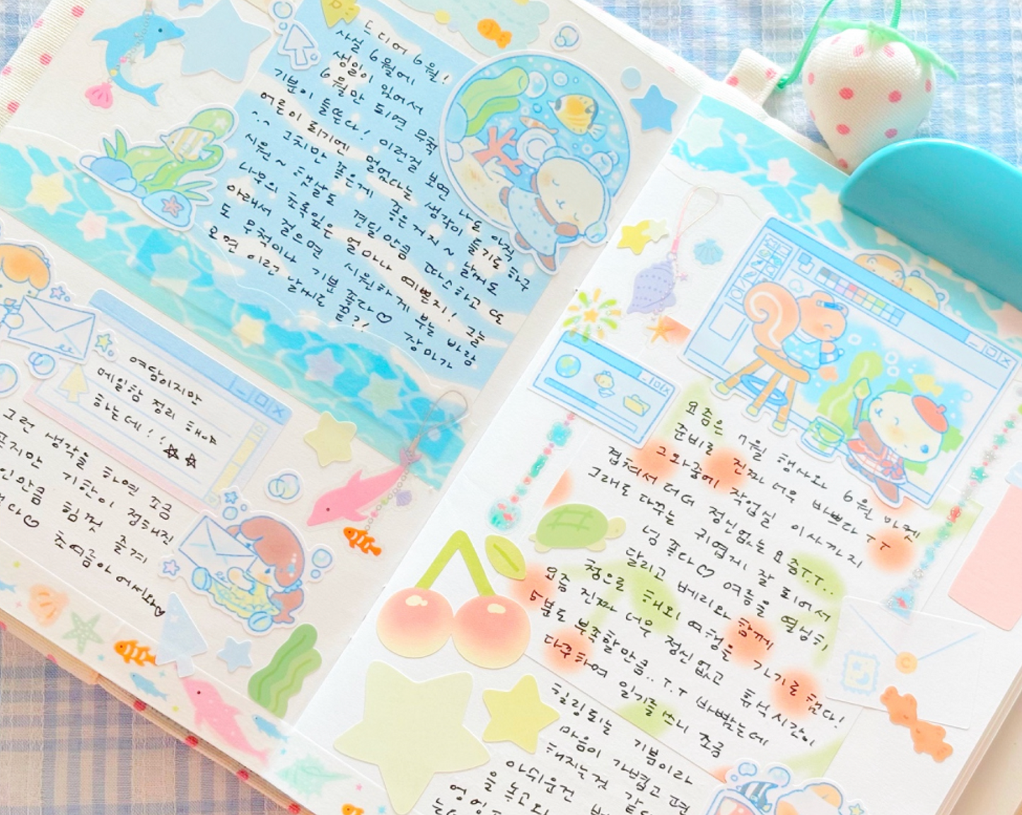 [CW36] Cotton World Droplets of Summer Memories Sticker Pack (Pack/Singles)