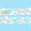 [CW43] Cotton World Seashell Beads Masking Tape 15mm x 5m