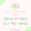 [CW44] Cotton World Ice Soda Kisscut Masking Tape 30mm x 5m