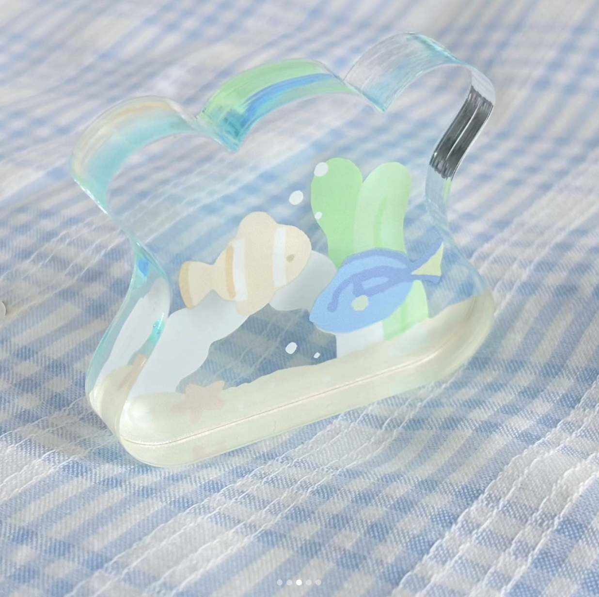 [CW55] Cotton World Small Fish Tank Acrylic Stand