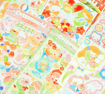 [CW37] Cotton World Summer Story Sticker Pack (Pack/Singles)