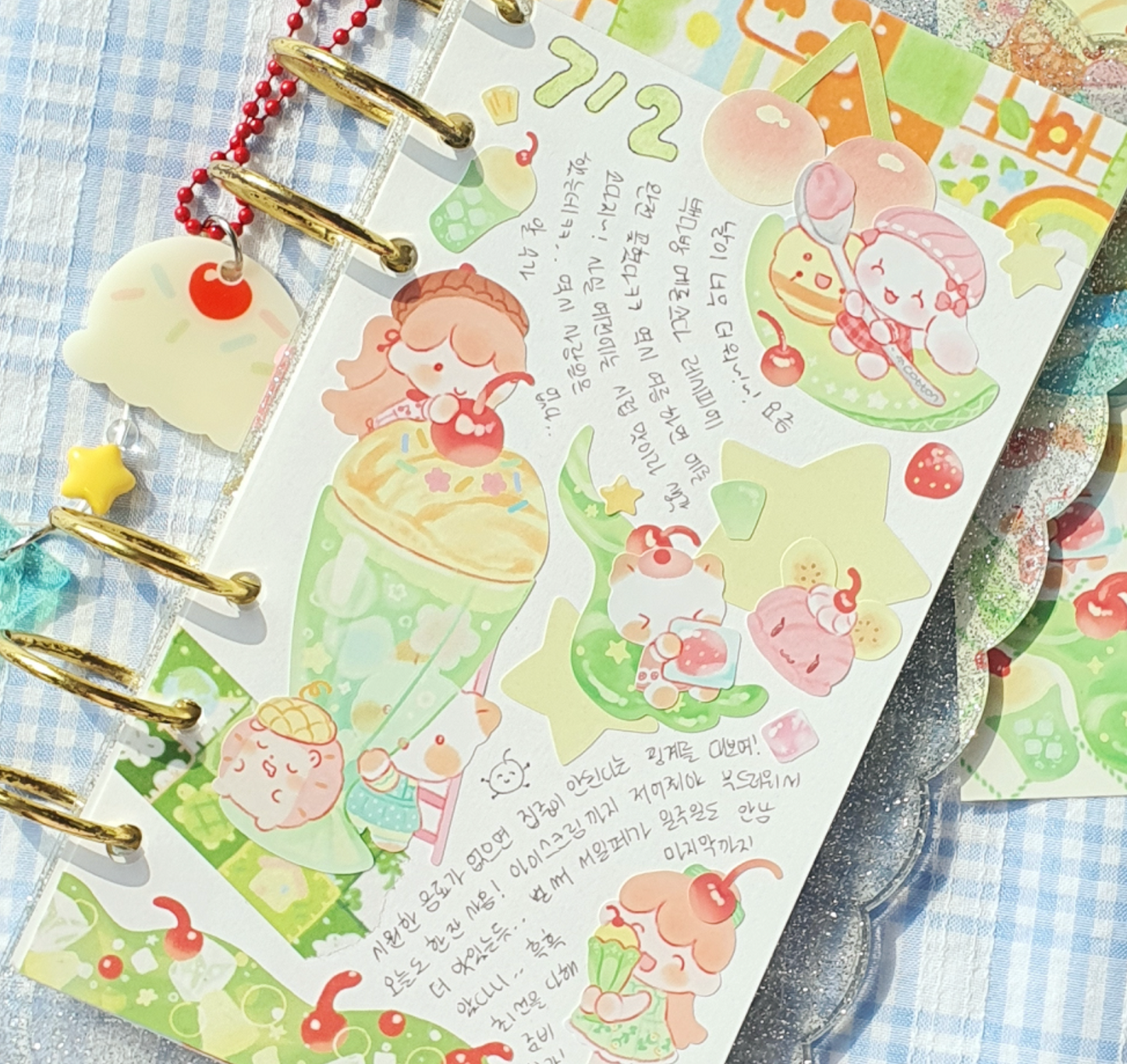 [CW37] Cotton World Summer Story Sticker Pack (Pack/Singles)