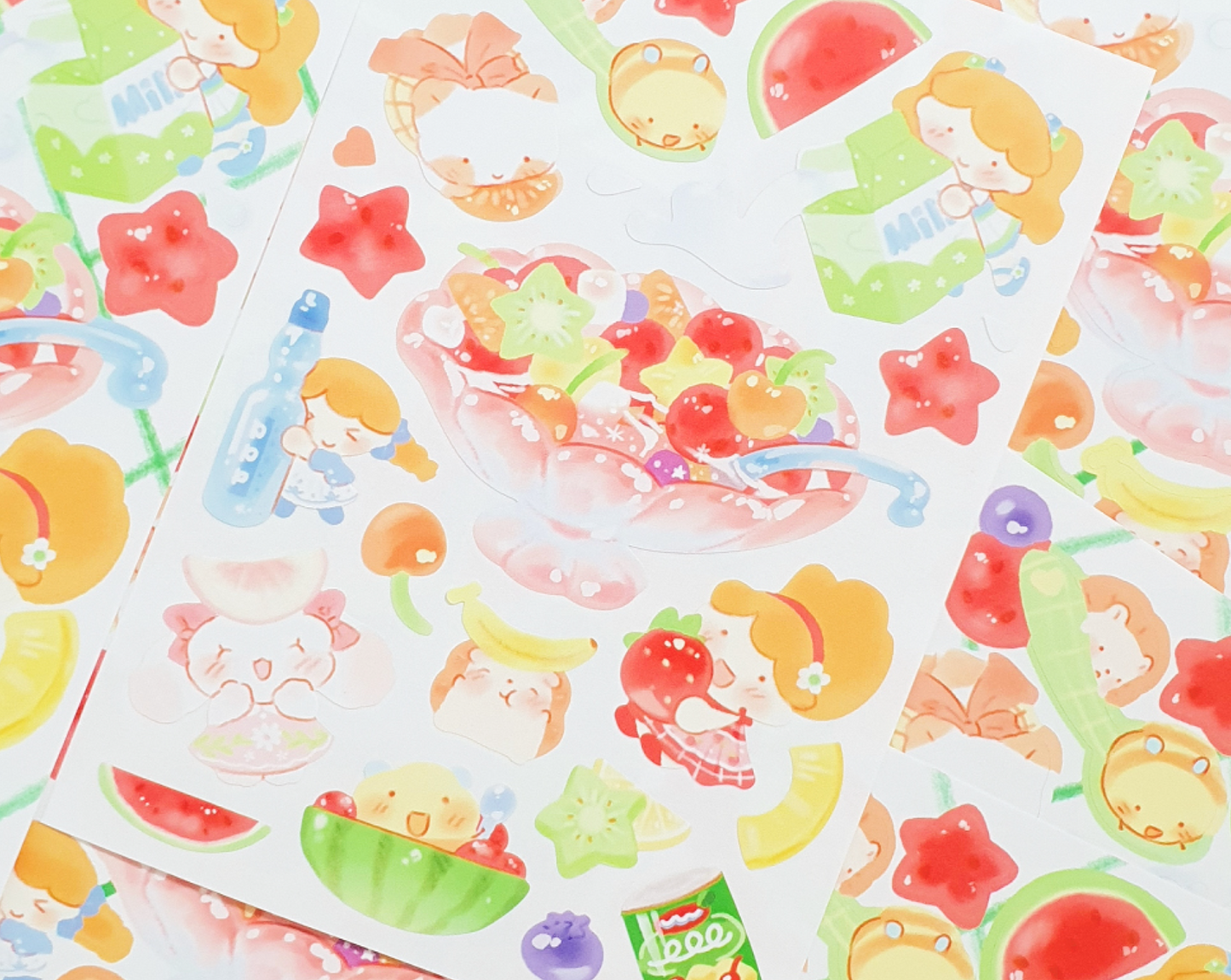 [CW37] Cotton World Summer Story Sticker Pack (Pack/Singles)