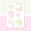 [MX41] Maxxie Club Brush Brush Time Bubble Memo Sticker Sheet