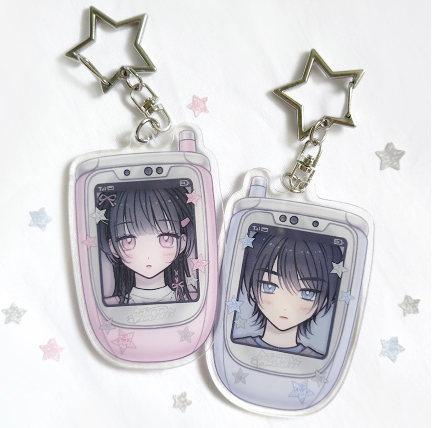 [MX37] Maxxie Club Kitty Club Double Sided Acrylic Keyring