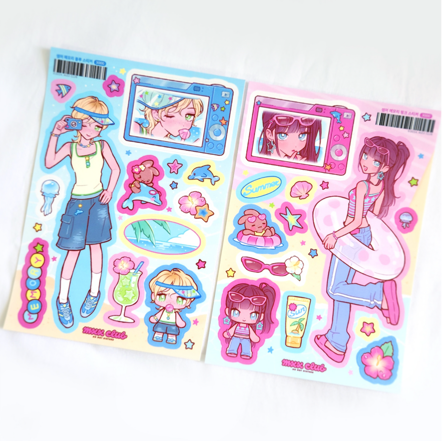 [MX50] Maxxie Club Summer Memories Sticker Sheet (options)