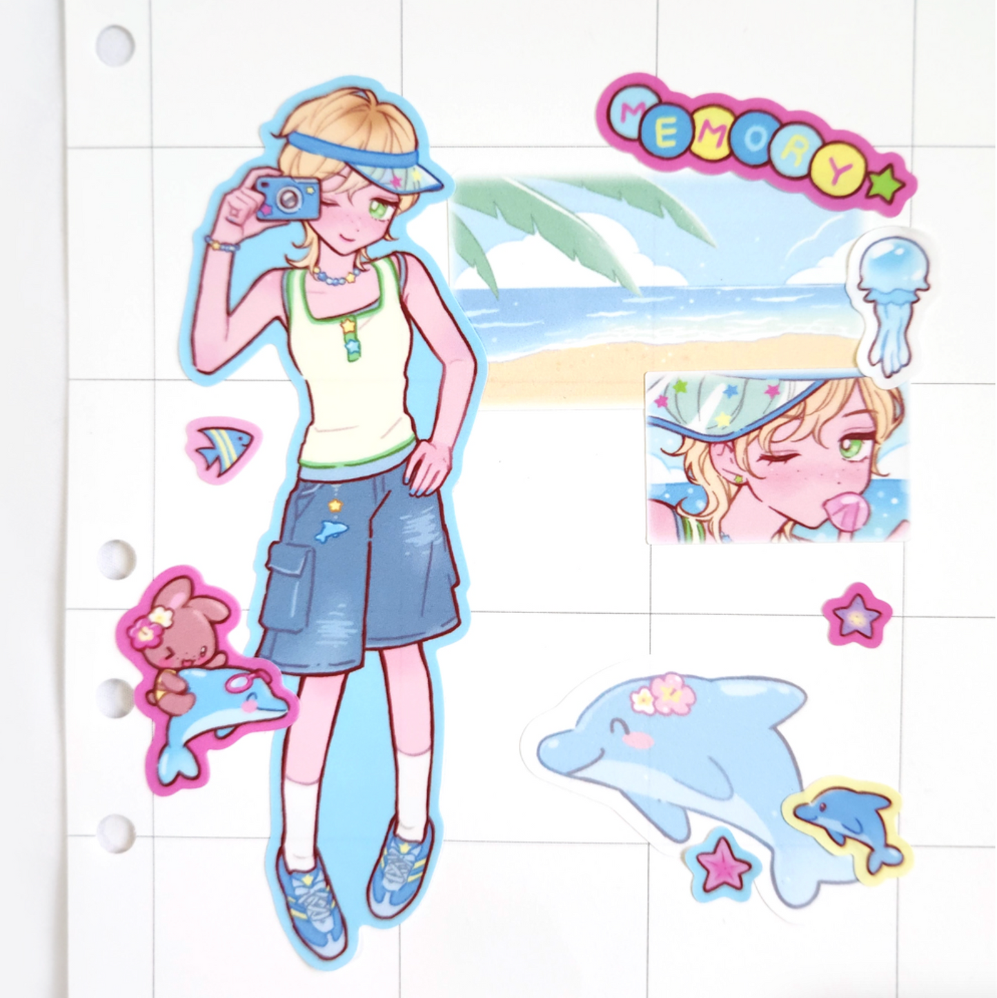 [MX50] Maxxie Club Summer Memories Sticker Sheet (options)