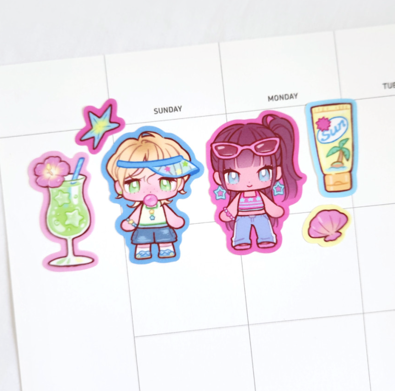 [MX50] Maxxie Club Summer Memories Sticker Sheet (options)