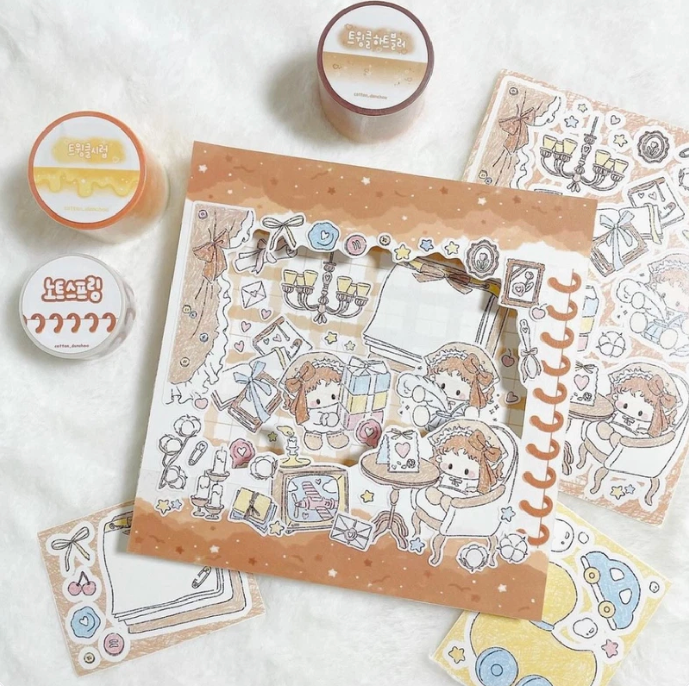 [DC86] Danchoo Lovely Vintage Sticker Pack (Pack/Singles)