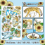 [SO24] Somsomsoso Sunflower Walk Sticker Sheet