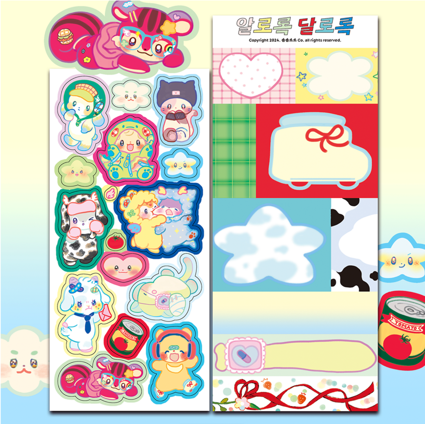 [SO17] Somsomsoso NEW August Sticker Pack (options)