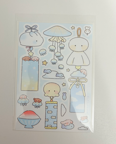 [Korea/Japan Trip Exclusive] Nyung Nyung Shop Sticker Sheet (options)