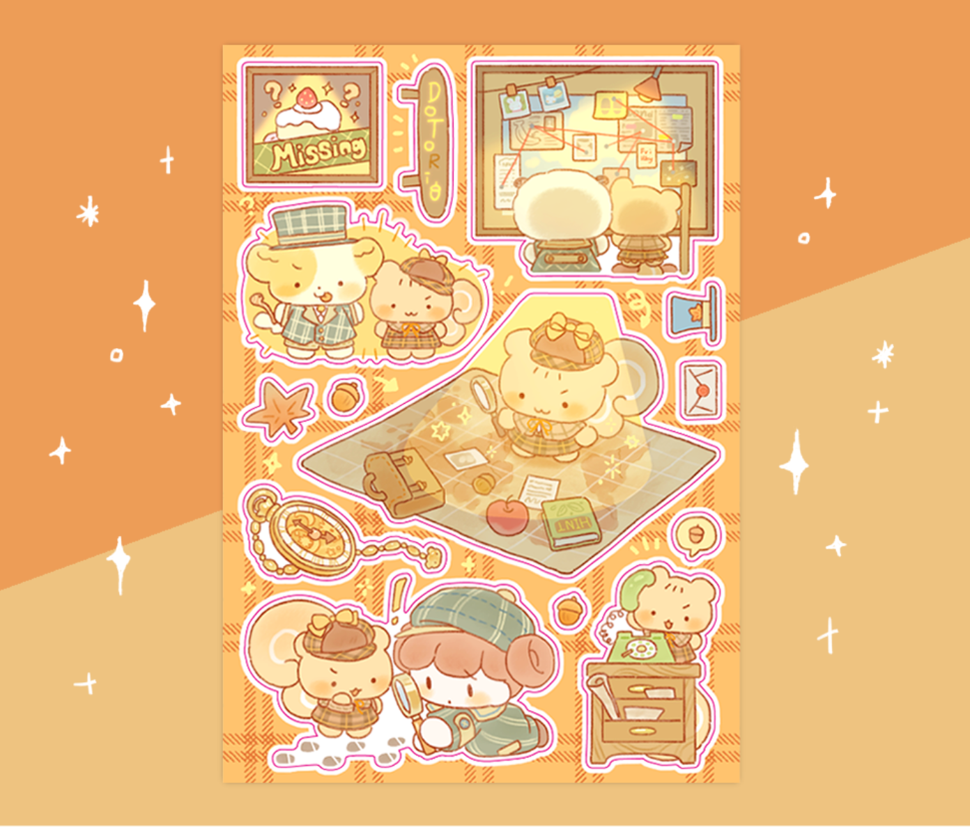 [CW59] NEW Cotton World Whispering Autumn Sticker Pack (options)