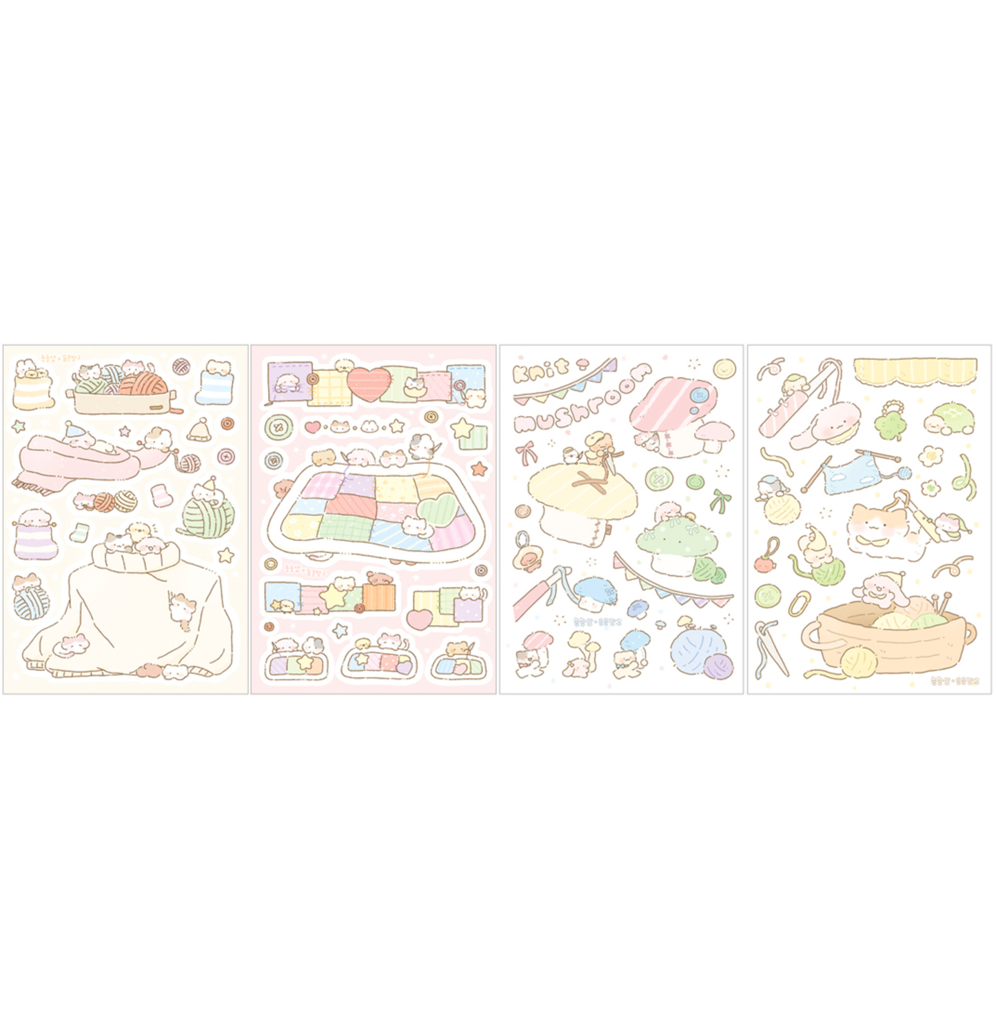 [SY40] Syomsyom x Nyung Nyung Shop (@33_808) Collaboration 'Let's Make Together' Sticker Pack