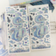 [SS39] NEW Sik Sik in the Fantasy Dream House Good Fortune Blue Snake Sticker Sheet