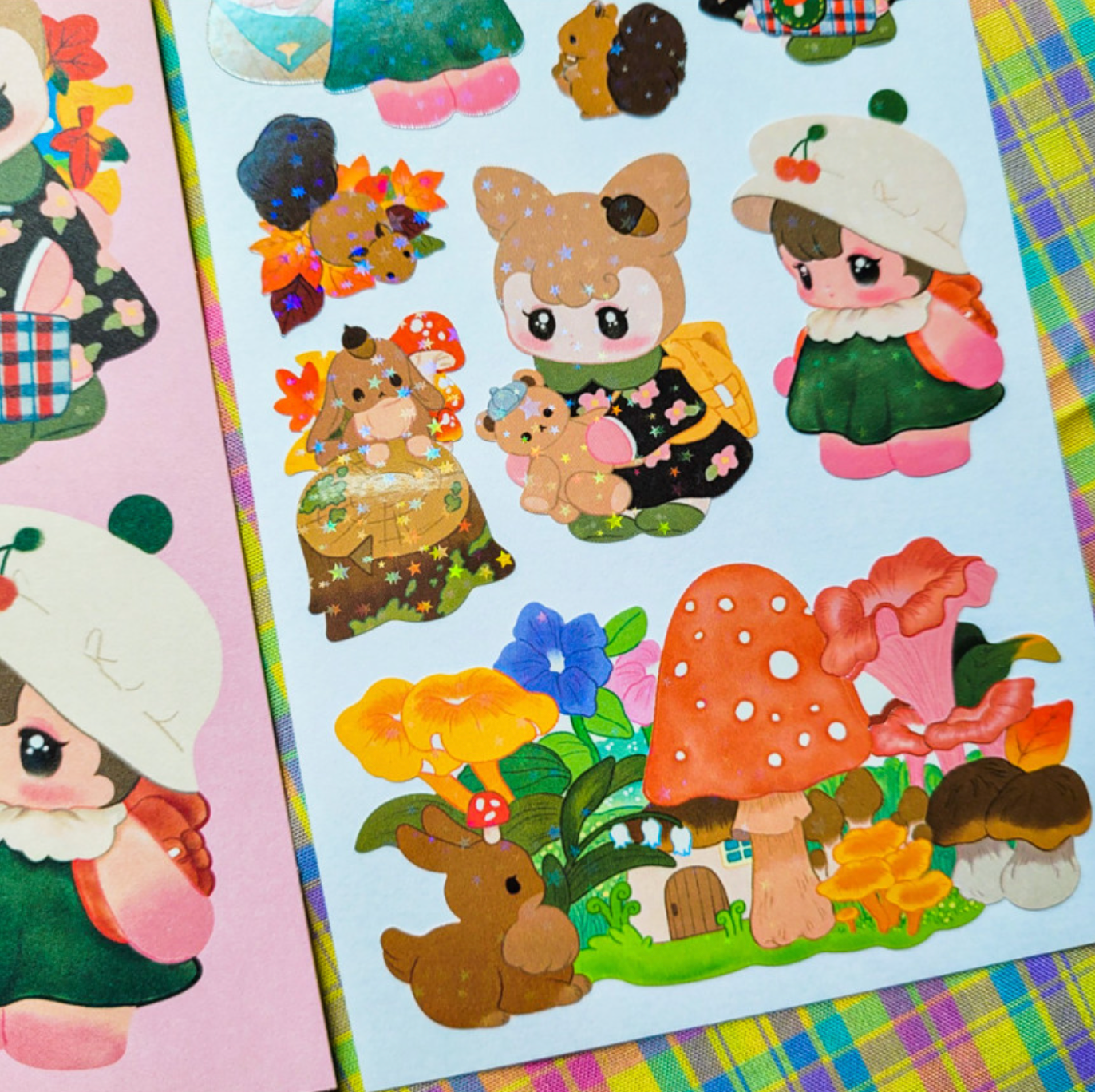 [SO38] NEW Somsomsoso Fall Forest Story Sticker Sheet