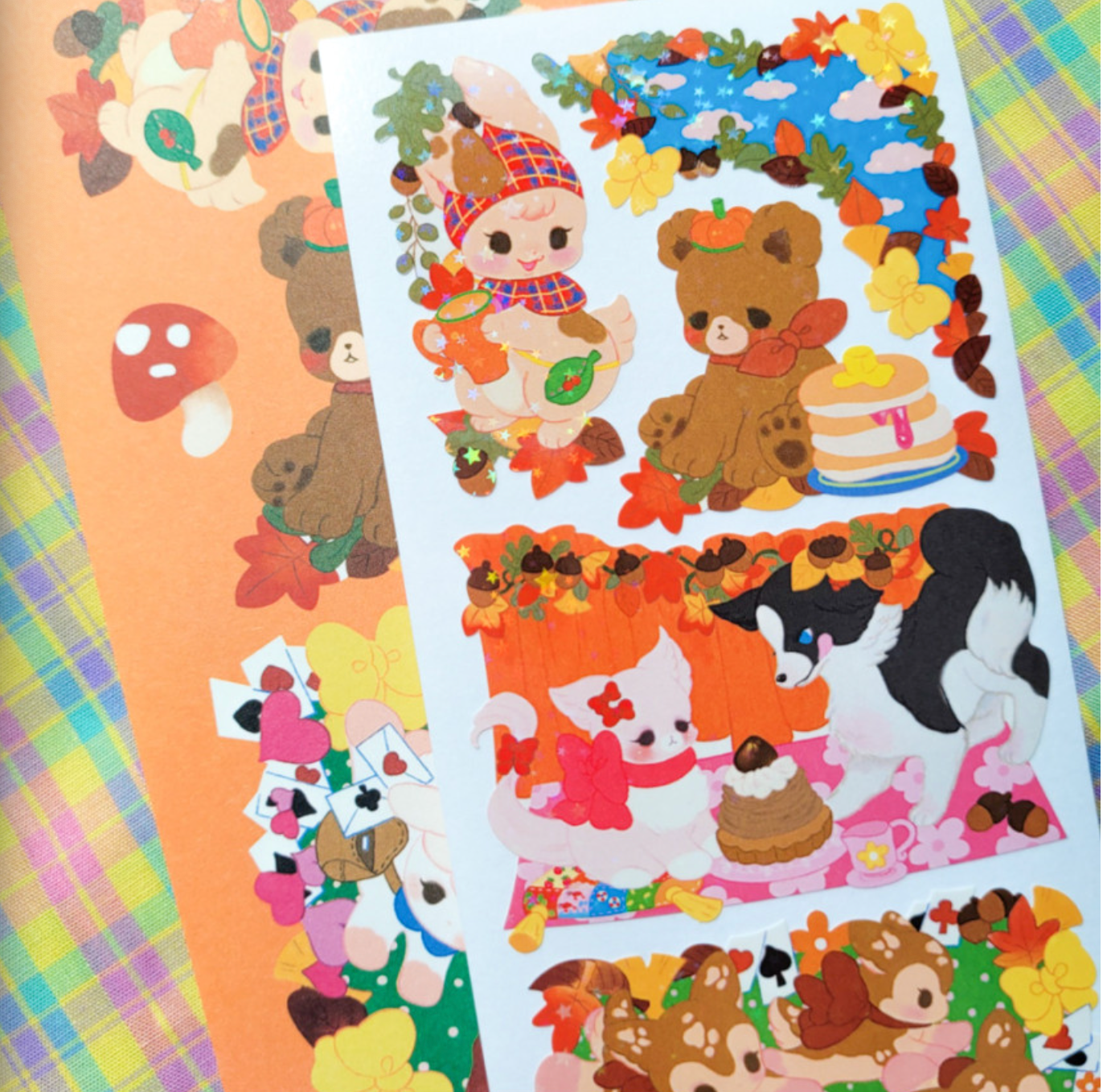 [SO39] NEW Somsomsoso Fall Forest Secret Gathering Sticker Sheet