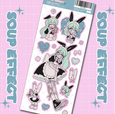 [SE09] NEW Soup Effect Maid Sticker Sheet (options)