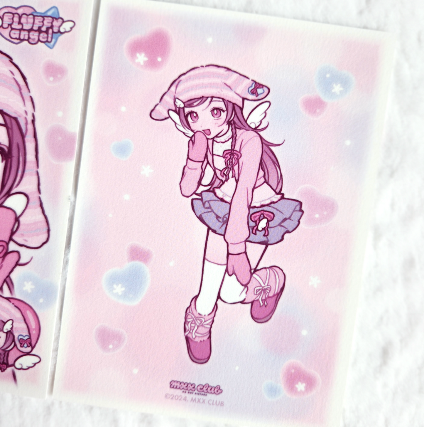 [MX62] NEW Maxxie Club Fluffy Angel Postcards (options)