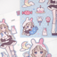 [MX67] NEW Maxxie Club Ghost Bunny Party Sticker Sheet