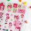 [MX72] NEW Maxxie Club Cherry Jelly Factory Sticker Sheets (options)