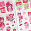 [MX72] NEW Maxxie Club Cherry Jelly Factory Sticker Sheets (options)